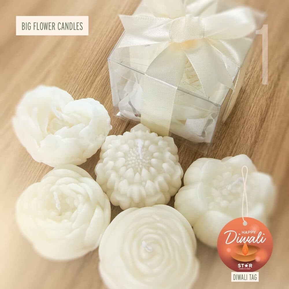Big flower candles