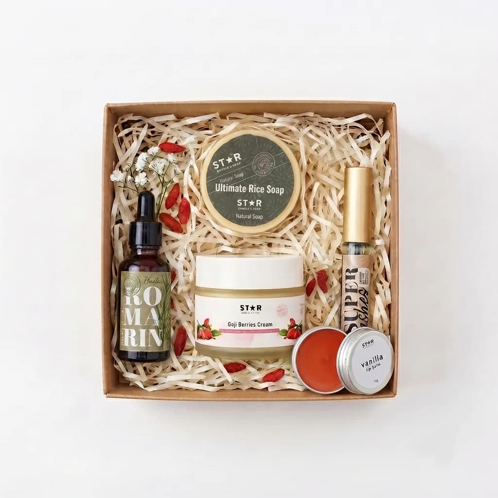 Signature Skin, Lips & Hair Ritual Bundle — corporate gift pack handmade in Mauritius